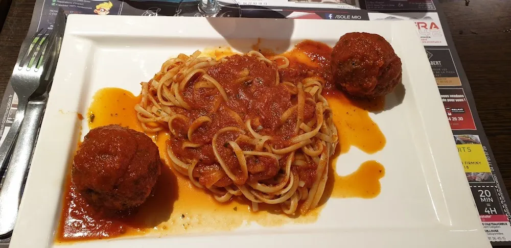 Polpettes Spaghettis À la Napolitaine